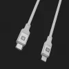 Evelatus USB-C to Lightning kaabel 1,2m 60W (MFI09) Alumiiniumkorpus Punutud Valge
