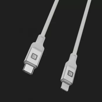 Evelatus USB-C to Lightning kaabel 2.0M 60W (MFI09) Alumiiniumkorpus Punutud Valge