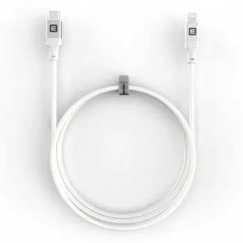 Evelatus USB-C to Lightning kaabel 2.0M 60W (MFI09) Alumiiniumkorpus Punutud Valge