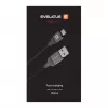 Evelatus USB-A to USB-C kaabel, 1,2 m, alumiiniumkorpus, punutud, valge