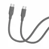 Evelatus USB-C to USB-C Silicone Cable 1.2m 60W PD Grey