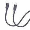 Evelatus USB-C to USB-C Silicone Cable 1.2m 60W 20V/3A Blue