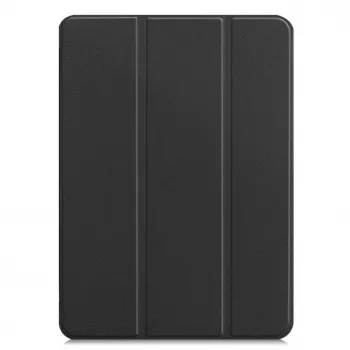 iLike iPad Air 4 10.9 Tri-Fold Eco-Leather Stand Case Black