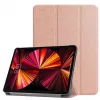 iLike Galaxy Tab S7 FE 12.4 Tri-Fold Eco-Leather Stand Case Rose Gold