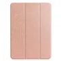 iLike Galaxy Tab S7 FE 12.4 Tri-Fold Eco-Leather Stand Case Rose Gold