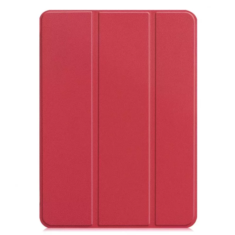 iLike iPad Pro 11 4th Gen Tri-Fold Eco-Leather Stand Case Coral Pink