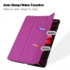 iLike iPad Pro 11 4th Gen Tri-Fold Eco-Leather Stand Case Purple