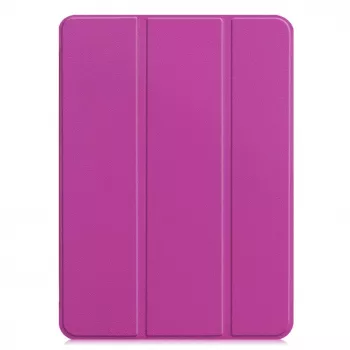 iLike Tri-Fold Eco-Leather Stand Case for Xiaomi Redmi Pad 5 11 / Pad 5 Pro 11 - Purple