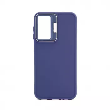 iLike Samsung Galaxy A35 Hybrid Case with Camera Stand Blue