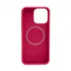 Evelatus Apple iPhone 15 Pro Premium Magsafe Soft Touch Silicone Case New Function Rose Red