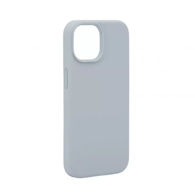 Evelatus Apple iPhone 15 Premium Magsafe Soft Touch Silicone Case New Function Grey Blue