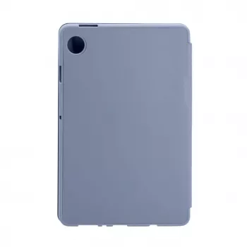 Evelatus Galaxy Tab A9 tahvelarvuti ümbris imiteeritud mikrokiud sisemusega lavendlihall