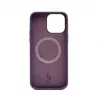 Connect Apple iPhone 14 Pro Max Premium MagSafe Soft Touch Silicone Case New Function Purple