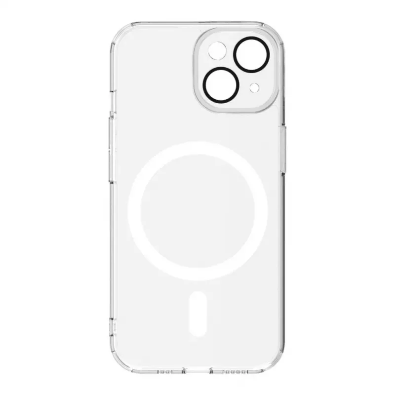 Connect Apple iPhone 15 Clear Case With Magnetic and Camera Protection Transparent