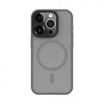 Connect Apple iPhone 15 Pro hübriidümbris magnetiga PC+TPU hõbedane