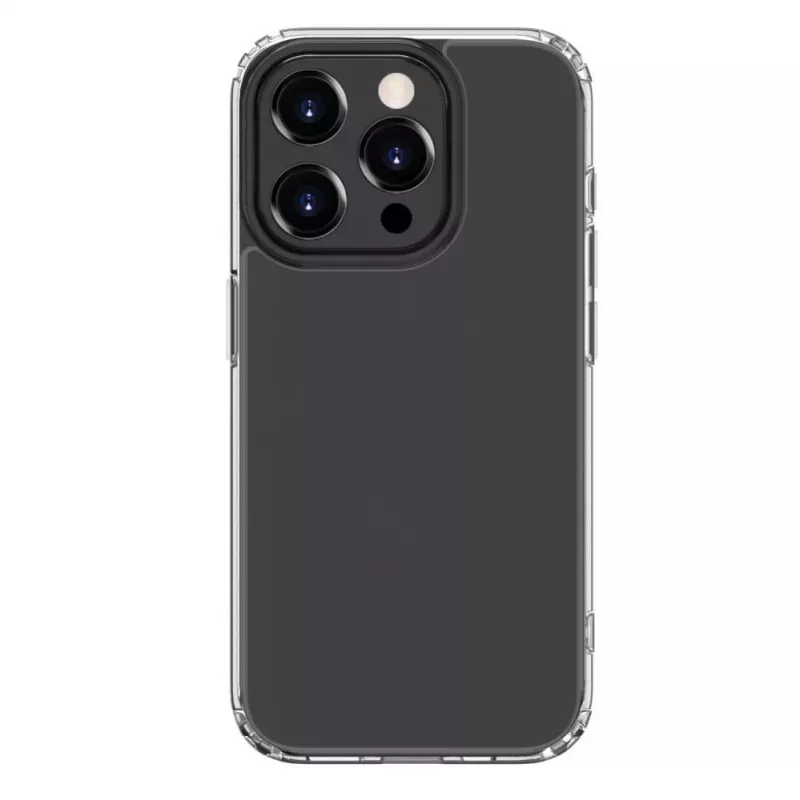 Connect Apple iPhone 15 Pro Military Shockproof Silicone Case Transparent