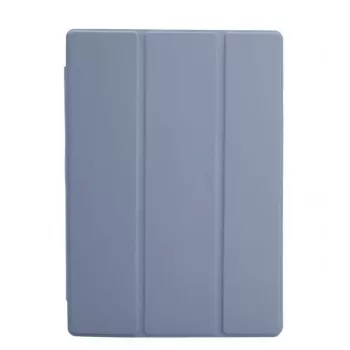 Connect Samsung Galaxy Tab A9 tahvelarvuti ümbris imiteeritud mikrokiud sisepinnaga - lavendelhall
