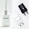 Evelatus USB-A ja USB-C 30W Max EU laadija Valge