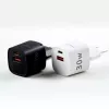 Evelatus USB-A ja USB-C 30W Max EL laadija must