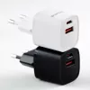Evelatus USB-A ja USB-C 30W Max EL laadija must