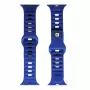 Evelatus Watch 42/44/45 Sport Silicone Loop Dark Blue