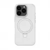 Evelatus Apple iPhone 16 Pro Max Shield Case Magsafe & Stand Matte Silver