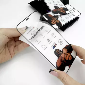 Evelatus Apple iPhone 16 Plus privaatsusega karastatud klaasist ekraanikaitse, Corning Gorilla Glass, antistaatiline, 3D täiskattega, 10X tugevam, must