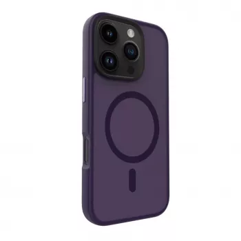 Evelatus Apple iPhone 16 Pro Max Hybrid Case with MagSafe PC+TPU Purple