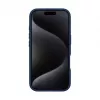 Evelatus Apple iPhone 16 Pro Premium Magsafe with Stand Soft Touch Silicone Case Dark Blue