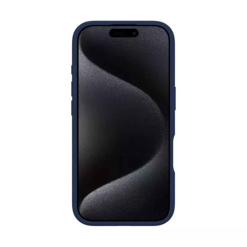 Evelatus Apple iPhone 16 Pro Premium Magsafe with Stand Soft Touch Silicone Case Dark Blue