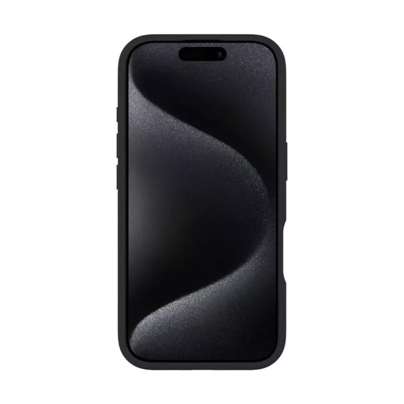 Evelatus Apple iPhone 16 Pro Max Premium MagSafe with Stand Soft Touch Silicone Case Black