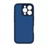 Evelatus Apple iPhone 16 Pro Max Premium MagSafe with Stand Soft Touch Silicone Case Dark Blue