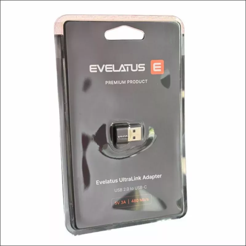 EVELATUS UltraLink OTG Adapter USB 3.0 to USB-C 5V 3A 480 Mb/s Abyss Blue