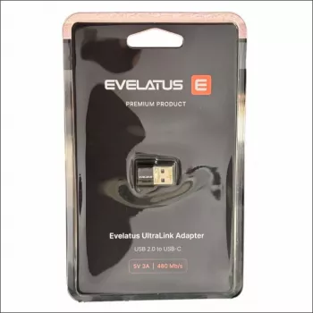 EVELATUS UltraLink OTG Adapter USB 3.0 to USB-C 5V 3A 480 Mb/s Abyss Blue