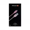 Evelatus USB-A to USB-C kaabel 2M punutud nailonist alumiiniumkorpusega roosa