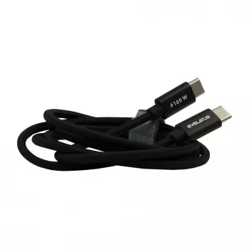 Evelatus Flex Cable Pro USB 2.0 Type C to Type C 1.2M 100W 5A Black
