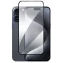 iLike Apple iPhone 16E/14/13/13 Pro Full Glue 21D Karastatud Klaasist Ekraanikaitse (2-pakk) Must