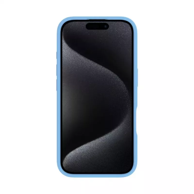 Evelatus Apple iPhone 16 Premium MagSafe with Stand Soft Touch Silicone Case Blue