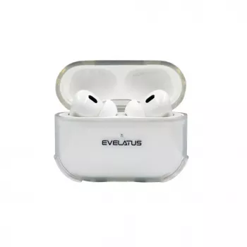 Evelatus Apple AirPods Pro TPU Kaitseümbris Läbipaistev