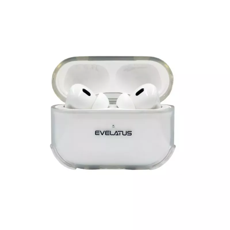 Evelatus Apple AirPods Pro TPU Kaitseümbris Läbipaistev