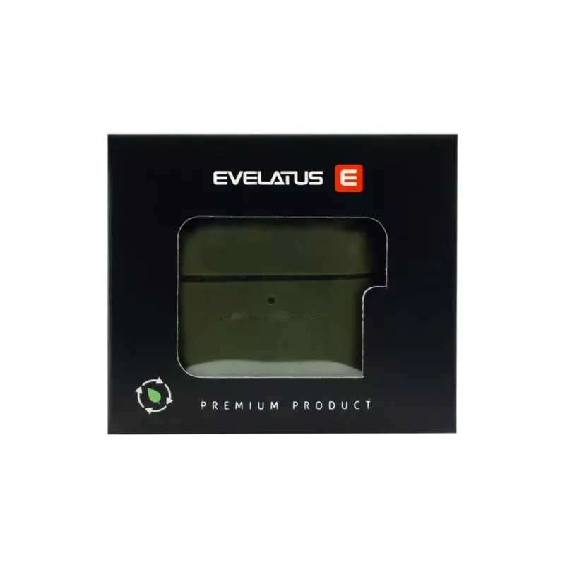 Evelatus Apple AirPods 4 kaitsev silikoonümbris roheline