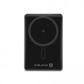 Evelatus PD20W 5000mAh Power Bank MagLink Elite juhtmevaba laadimisega hõbedane