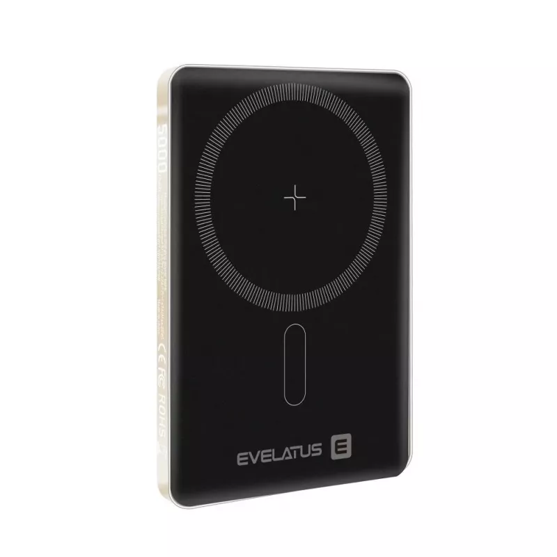 Evelatus PD20W 5000mAh Power Bank MagLink Elite traadita laadimisega kuldne