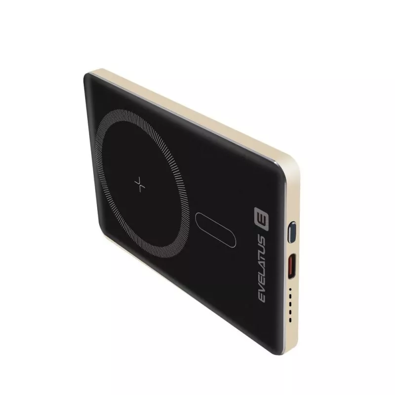 Evelatus PD20W 5000mAh Power Bank MagLink Elite traadita laadimisega kuldne