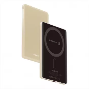 Evelatus PD20W 5000mAh Power Bank MagLink Elite traadita laadimisega kuldne