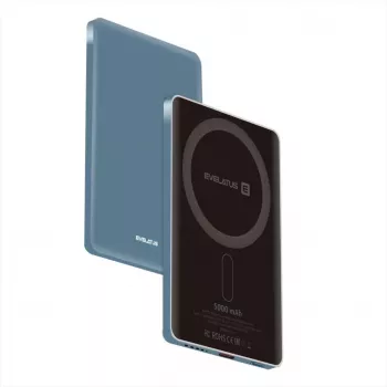 Evelatus PD20W 5000mAh Power Bank MagLink Elite juhtmevaba laadimisega EVEP02PBMEB Sinine