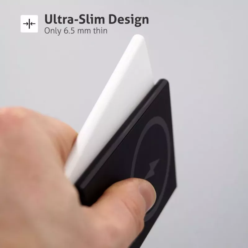 Evelatus 3000mAh Power Bank Super Slim With Wireless Charging EVEP03PBSSW White