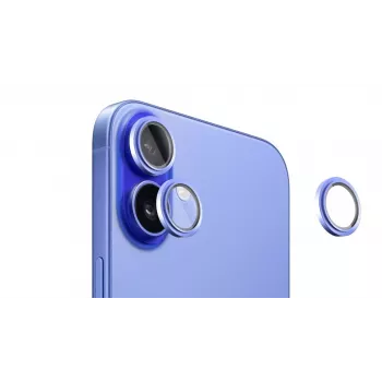 Evelatus Apple iPhone 16 / 16 Plus kaamera objektiivi kaitse Armor Ultramarine