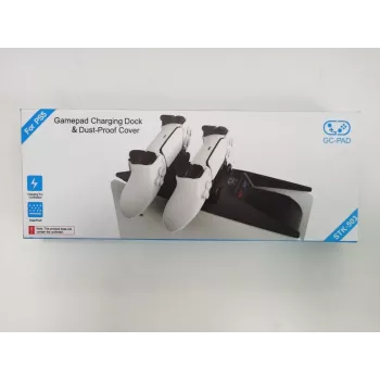 iLike P-5 Dual & Fast Controller Charging Station for Sony PlayStation 5 PS5 Black