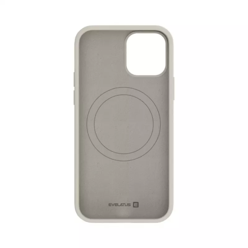 Evelatus Apple iPhone 12 / 12 Pro Premium Magsafe Soft Touch Silicone Case Pebble